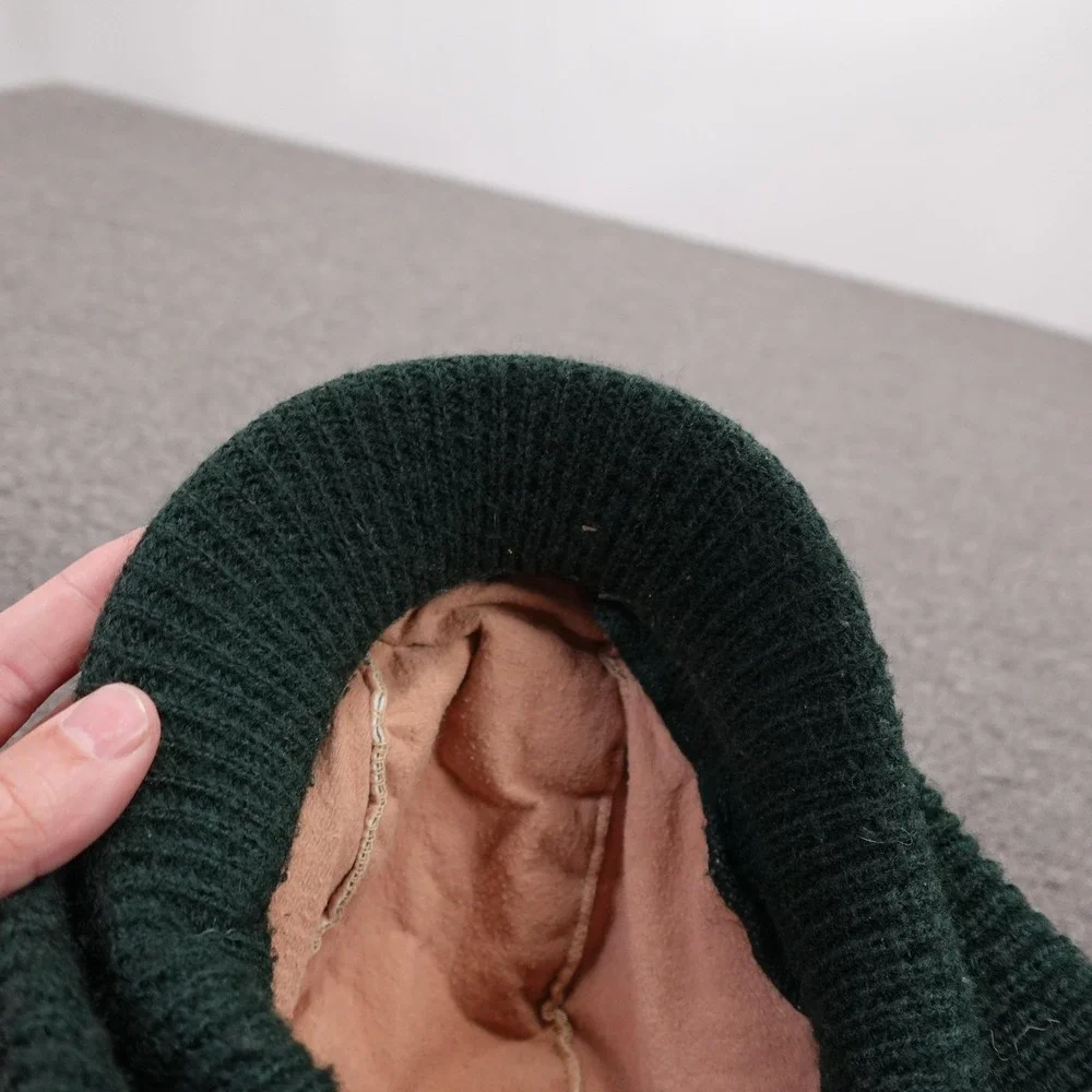 Vintage Camo Hat Beanie Fitted Mens One Size Green Gore-Tex Thinsulate 80s